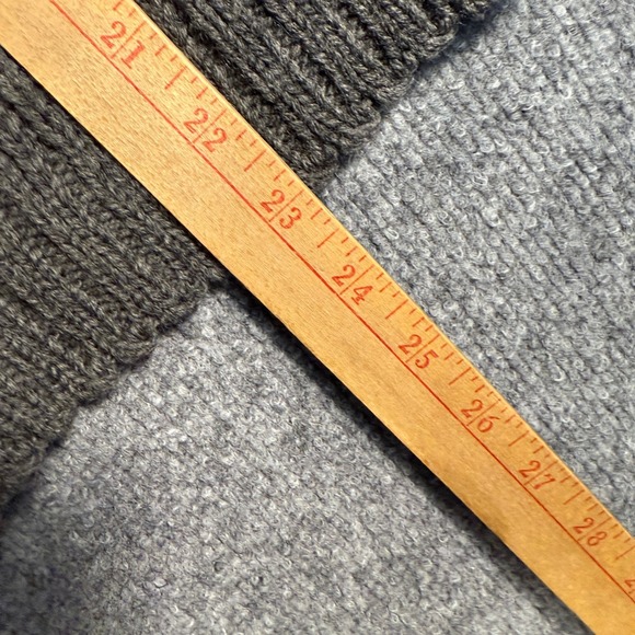 50s 60s Pendleton‎ Wool Sweater Turtleneck Gray Beige Size 38 - Picture 7 of 7